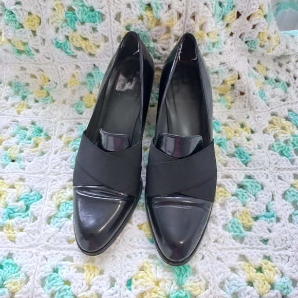 Stuart Weitzman Women's Zoliver Black Block Heeled Loafers Size 6 M US - Picture 3 of 14